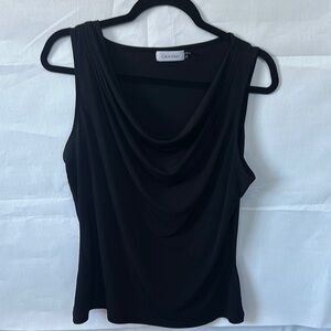 Calvin Klein Women's Black Sleeveless Top